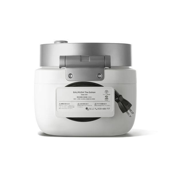 バルミューダ BALMUDA The Gohan WH K08AーWH 1台 - アスクル