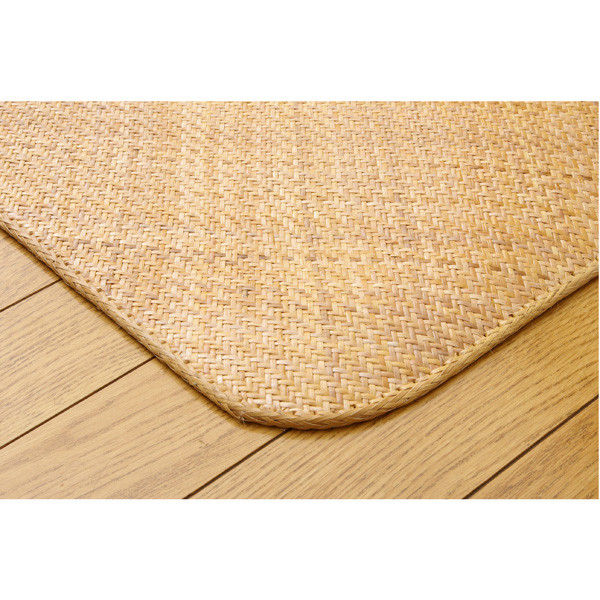 イケヒコ 籐カーペット インドネシア産 あじろ織り 『宝麗』 200×200cm