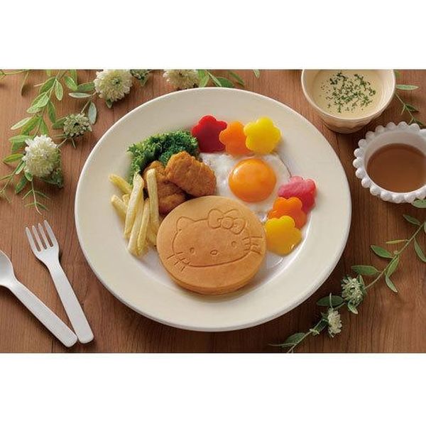 カクセー ガスコンロ専用 ハローキティ ホットケーキパン KT-HCP 1個