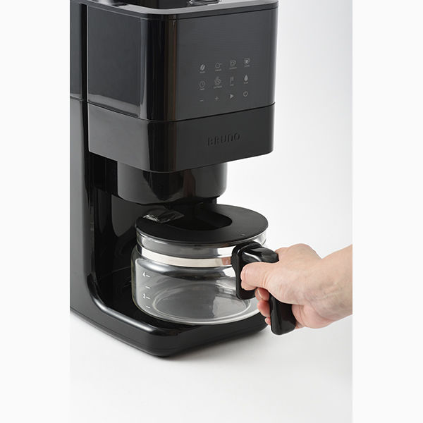 BRUNO コーン式ミル付き全自動コーヒーメーカー(ブラック) BOE144-BK 1