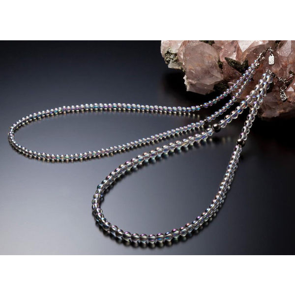 ファイテン(phiten) チタン水晶ネックレス(+5cmアジャスター) AQ814053