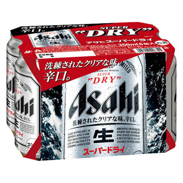 アサヒビール アサヒ スーパードライ 6缶マルチパック 350mlx6x4
