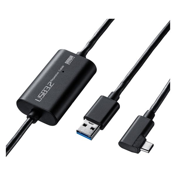 サンワサプライ USB3.2 A-TypeCロングケーブル(5m・VRヘッドセット対応