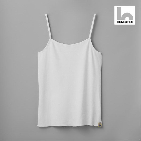 HONESTIES 国産∞裏表前後なしWOMANキャミソール/白/S 1着（直送品