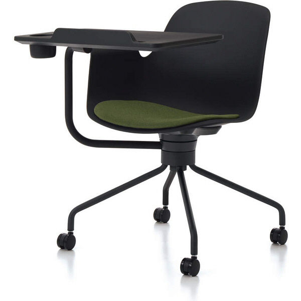 設置込】コクヨ オールインワン ミーティングチェア メモ台付 背座回転