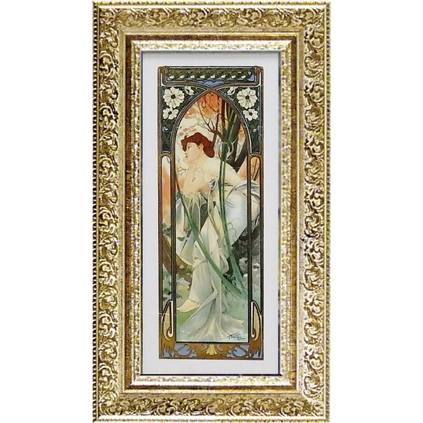 ユーパワー アルフォンス ミュシャ「夕べの夢想」 AM-07513（直送品