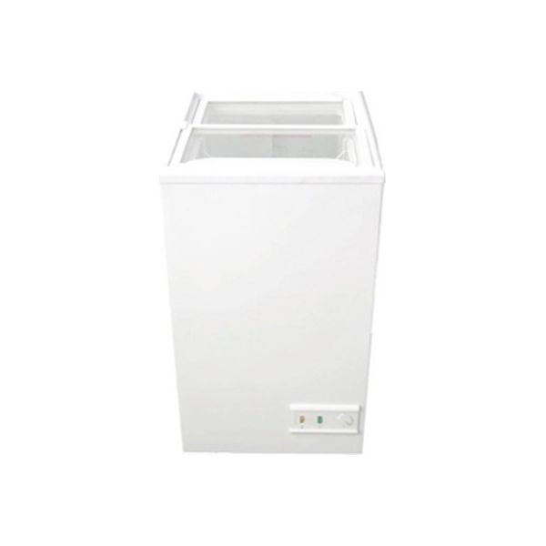 軒先渡し】三ツ星貿易 業務用アイスクリーム冷凍庫スライド式 62L MS