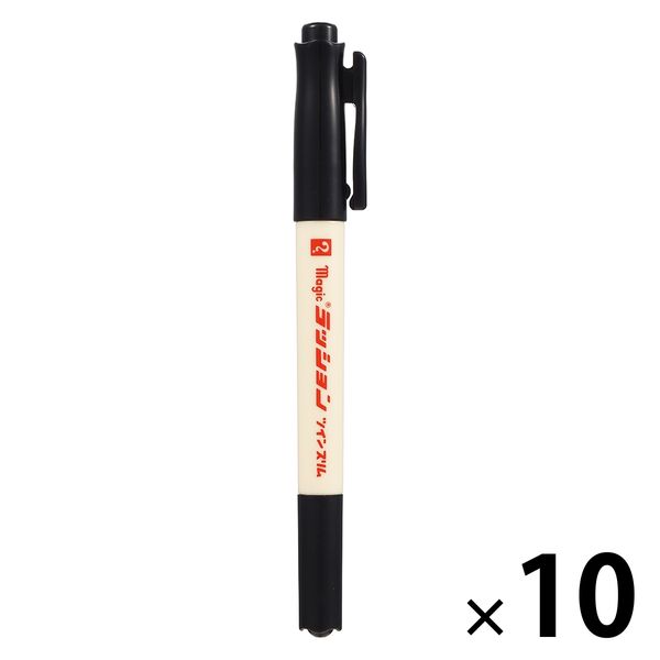 寺西化学工業 マジック ラッションツインスリム 黒 MRT70P-T1 1セット