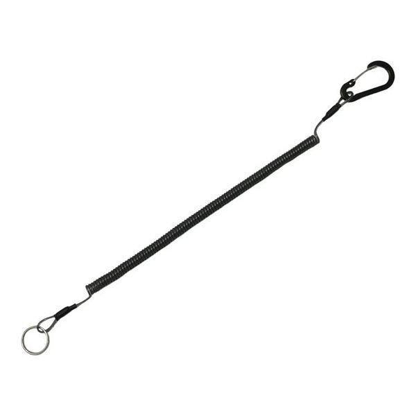 Trimate 落下防止ストラップ カラビナ+カールコード (ステンレス