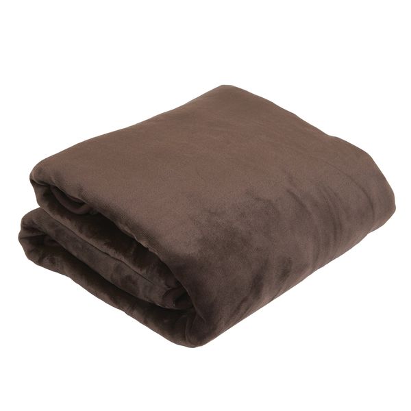 YAMAZEN 洗える 電気掛敷毛布 188×130cm 表フランネル・裏プードル