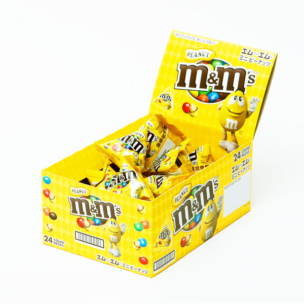 マースジャパン M&M's（エムアンドエムズ） ミニピーナッツ 1箱（24袋