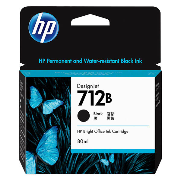 HP（ヒューレット・パッカード） 純正インク HP712B ブラック 80ml