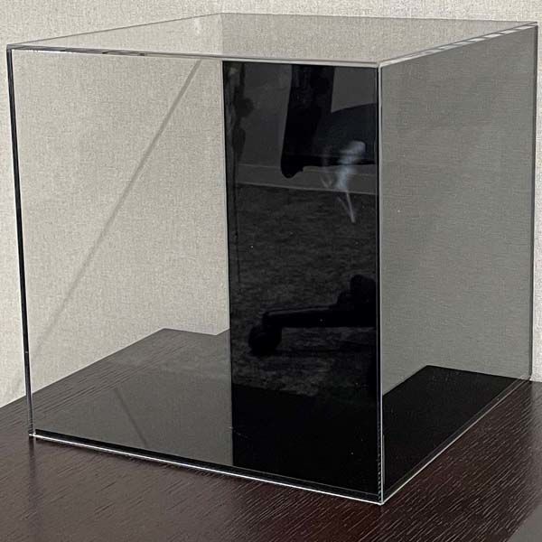 KMA アクリルケース A(300H・背面黒)底300角 1台入 021-SN35M_347 1台