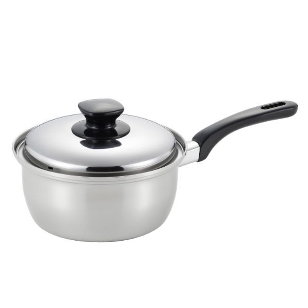 ベストコ IH 片手鍋 ソースパン ステンレス 3層鋼 18cm SJ-3145