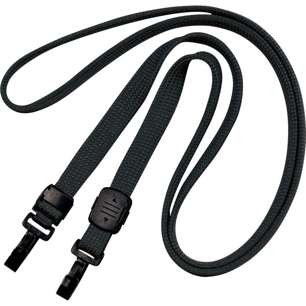 オープン工業 ループクリップ ダブルフック式 黒 NX-7-BK 1袋 (10本