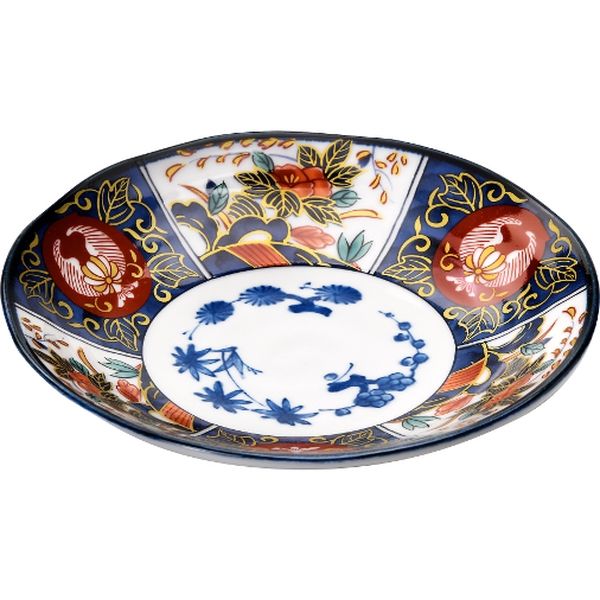 ブルーム 美濃焼 錦彩古伊万里取皿16.5x3cm 1セット 10枚（1箱（5枚