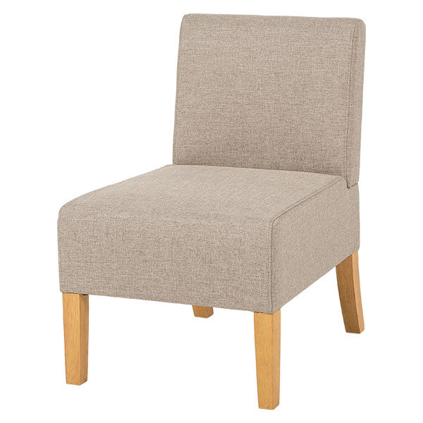 軒先渡し】萩原 ダイニングチェア ベージュ FL-8614NA-BE 1脚（直送品