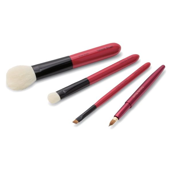 竹田ブラシ 化粧ブラシ4本セット 21230510 1個（直送品） - アスクル