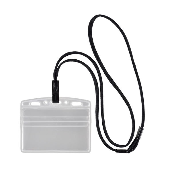 コクヨ 名札セット プロテクト・名刺 黒 1P ナフ-SP180D 1袋(10個入