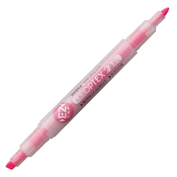 蛍光オプテックス2EZ ピンク WKT11-P 1箱（10本入） ゼブラ - アスクル