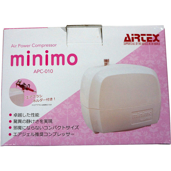 エアテックス コンプレッサー minimo ミニモ APC010 1台（直送品