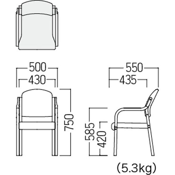 軒先渡し】オリバー 介護用チェア 肘付タイプ オリーブ/ナチュラル 高