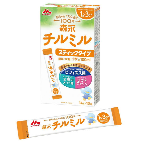 1歳頃から】森永 フォローアップミルク チルミル スティック 3箱 森永