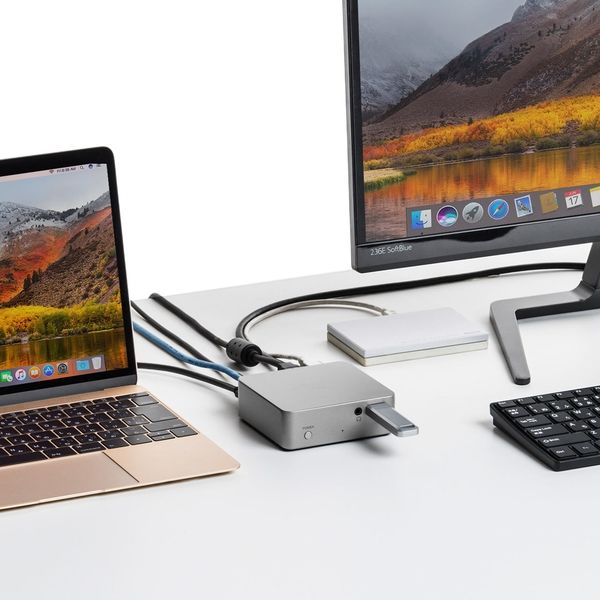 ドッキングステーション USB3.0×4 HDMI×1 RJ-45×1 400-VGA015
