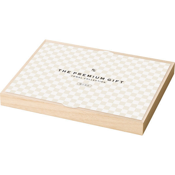 トクダ 【2箱セット】今治藤すみれ 木箱入り ハンドタオルセット 24