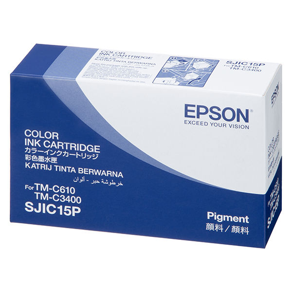エプソン（EPSON） 純正インク SJIC15P 3色一体型 1個 - アスクル