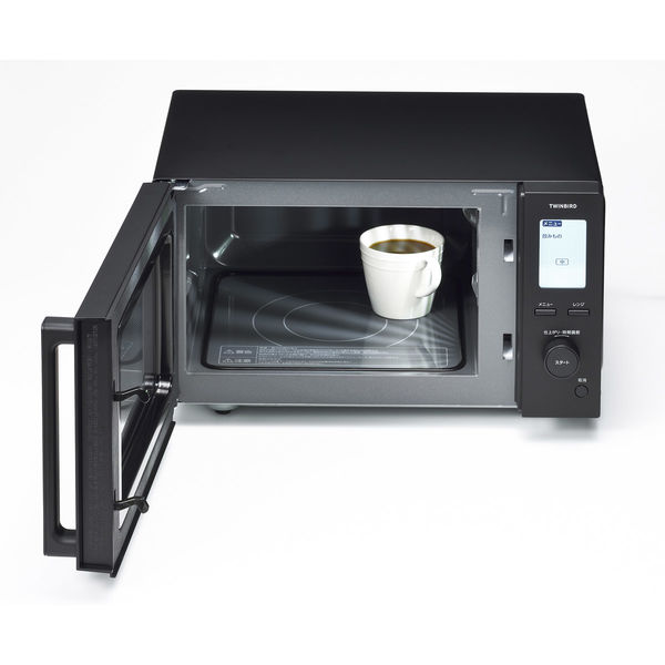 センサー付フラット電子レンジ DR-F282B 1台 ツインバード（直送品