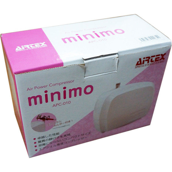 エアテックス コンプレッサー minimo ミニモ APC010 1台（直送品