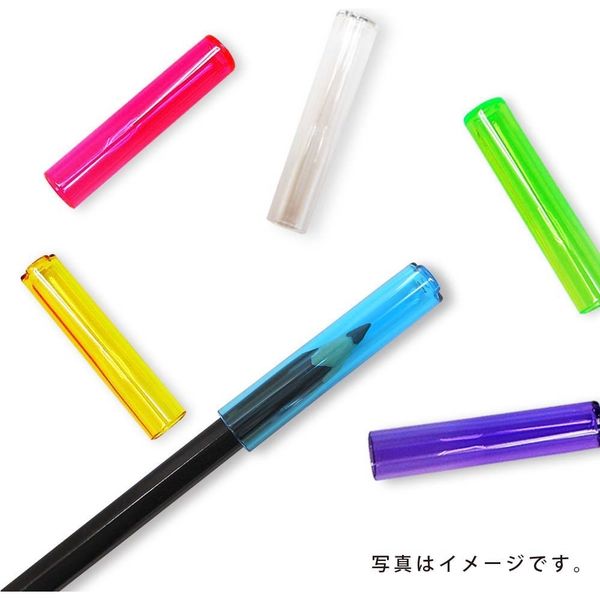 アックスコーポレーション われにくいえんぴつキャップ 10本入 カラー