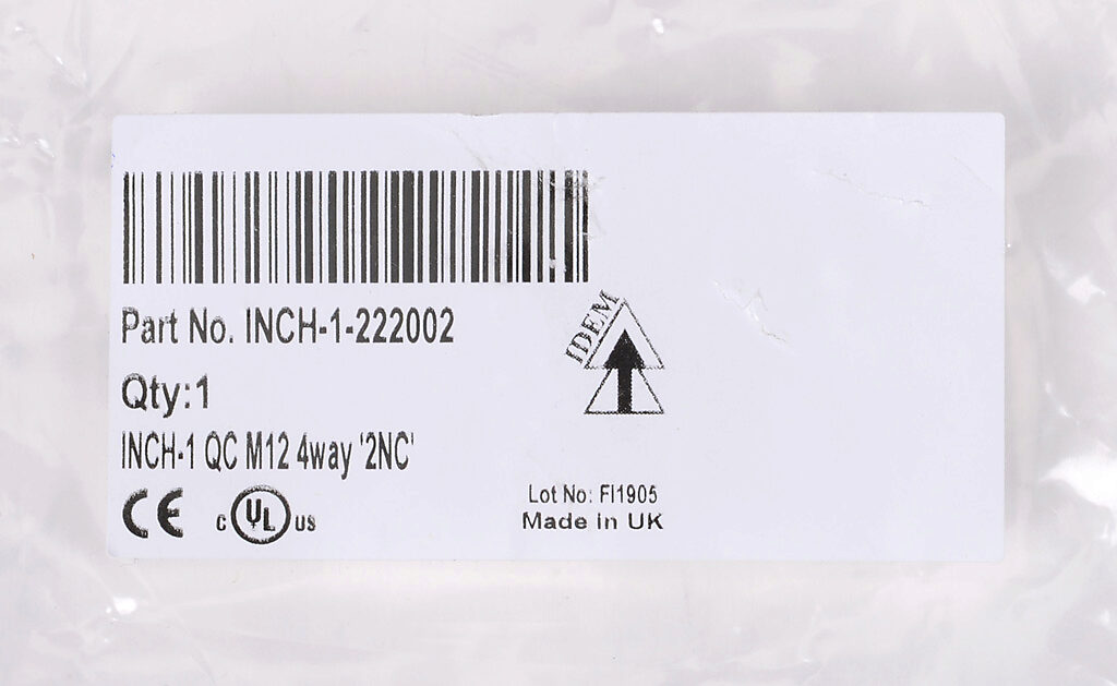 Safety Switch: tongue (key) interlock (PN# INCH-1-222002