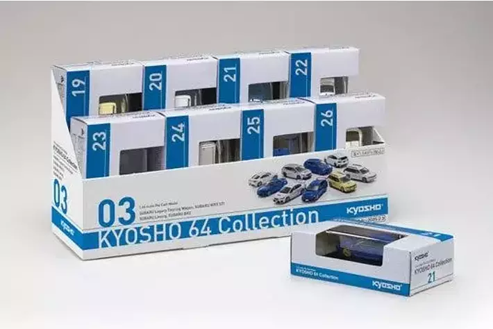 京商】コンビニで始めるミニカーコレクション 「KYOSHO 64 Collection