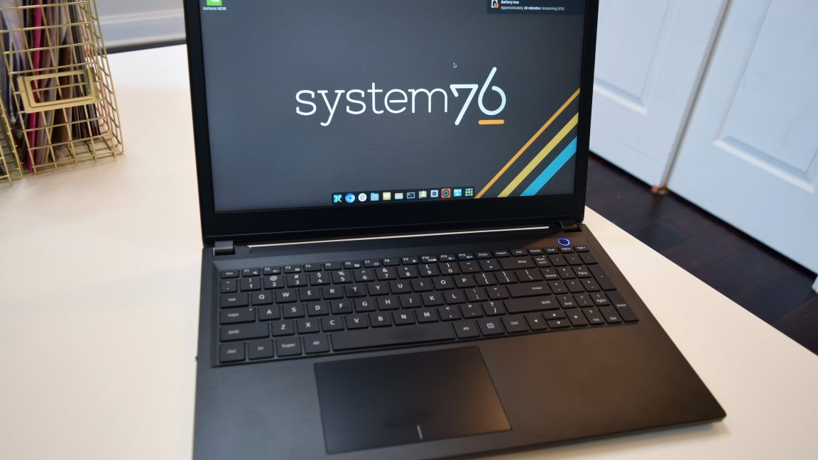 I used System76's Pangolin for weeks, and Linux was not the