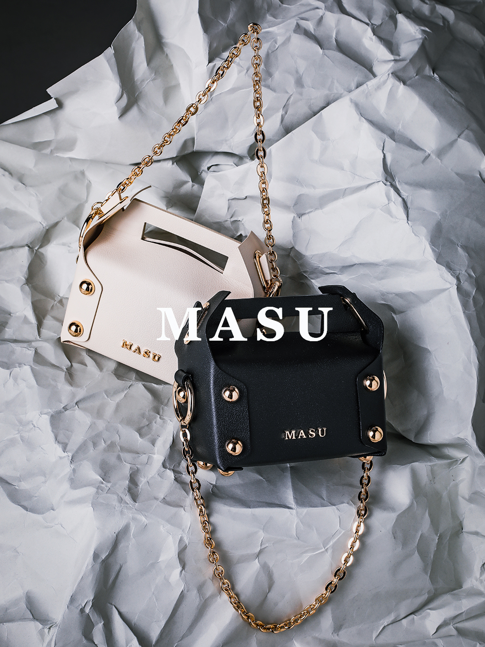 26SS(春夏)]「ケーキの箱の高揚感」を持ち歩く。MASU ケーキバッグ