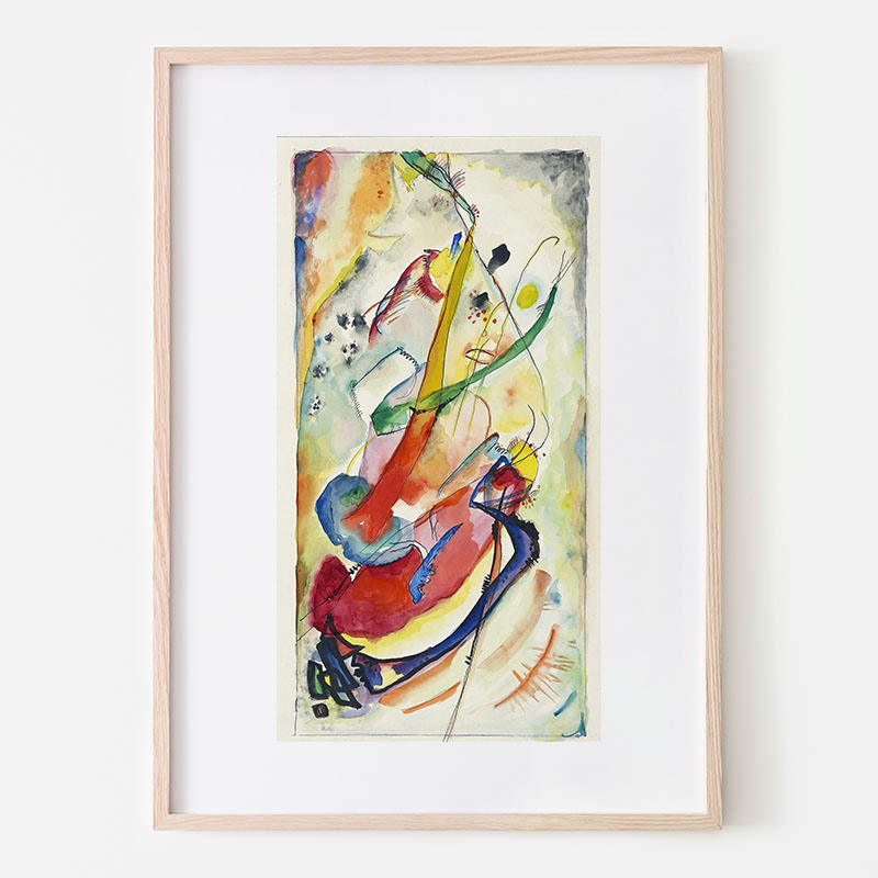 油絵 コンポジション2 油絵 コンポジション2 コンポジションNo.II（赤