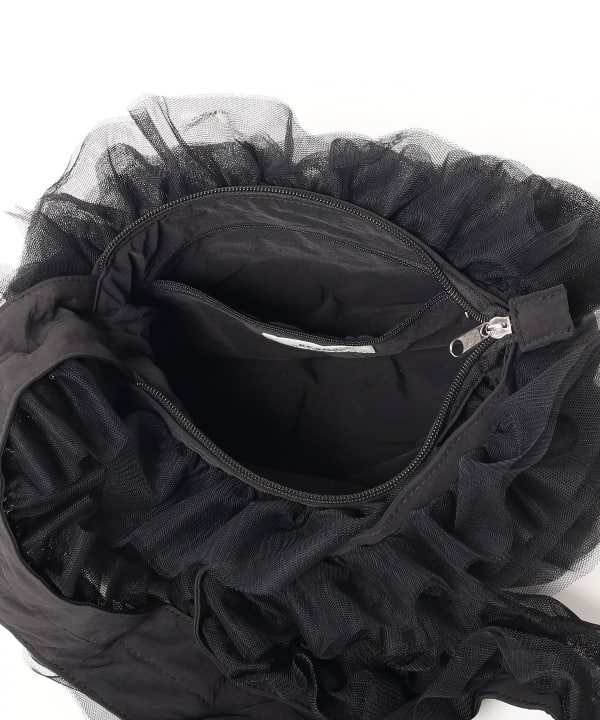 BEAMS HEART（ビームス ハート）チュールフリル ショルダーバッグ