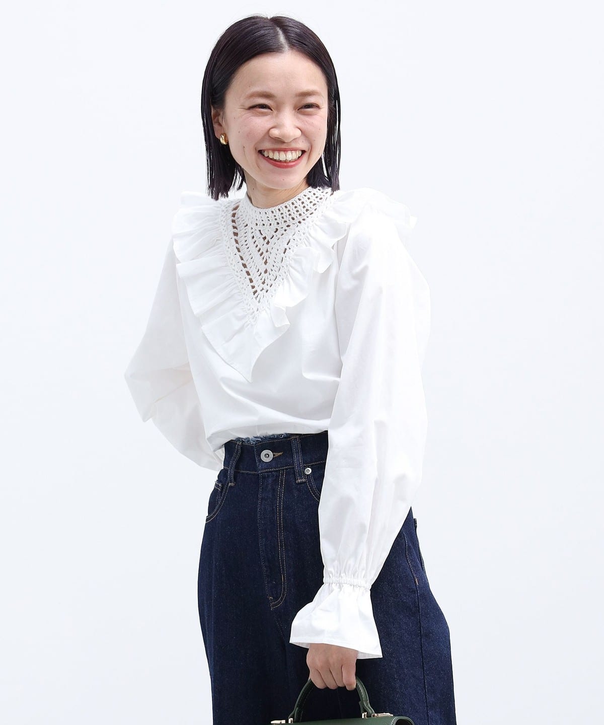 BEAMS HEART（ビームス ハート）フリル ブラウス（シャツ・ブラウス