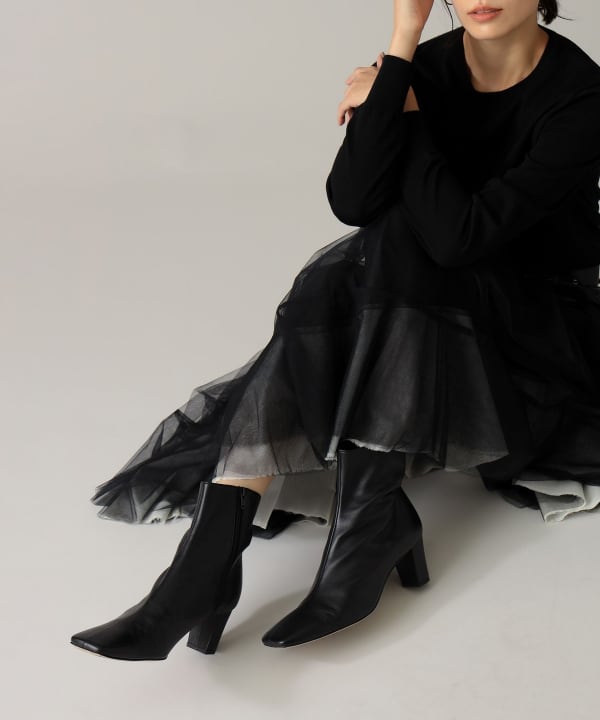 Demi-Luxe BEAMS（デミルクス ビームス）スクエアトウ ブーツ