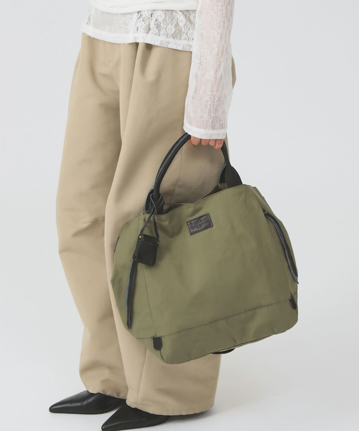 Ray BEAMS（レイ ビームス）toleur / ポリエステル 2way トートバッグ