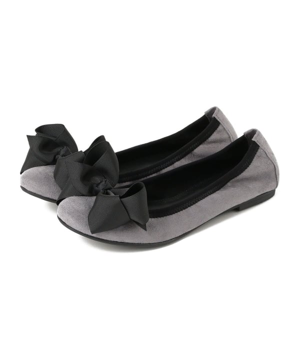 Ray BEAMS（レイ ビームス）SEPTEMBER MOON / リボン バレエシューズ