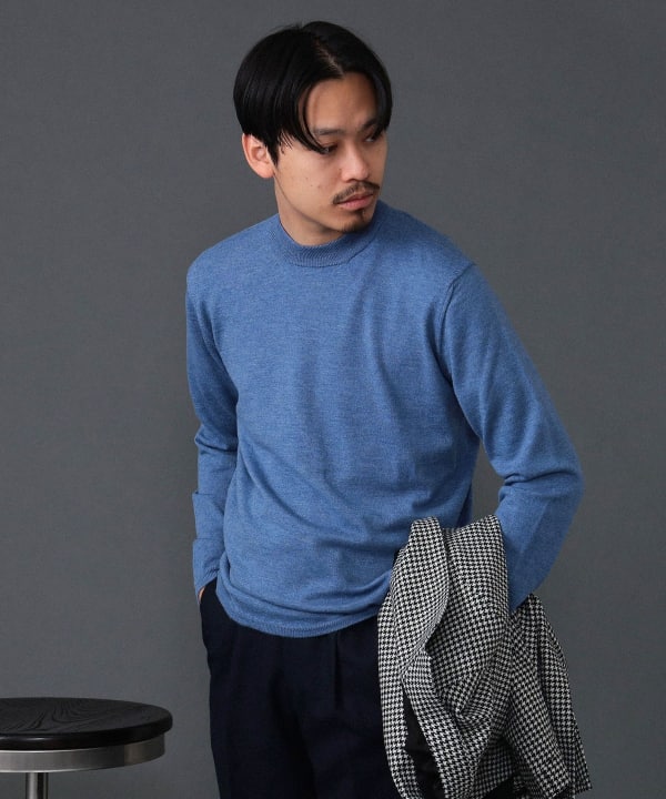 BEAMS F（ビームスF）【別注】LORENZONI / 14G ウール ハイネック