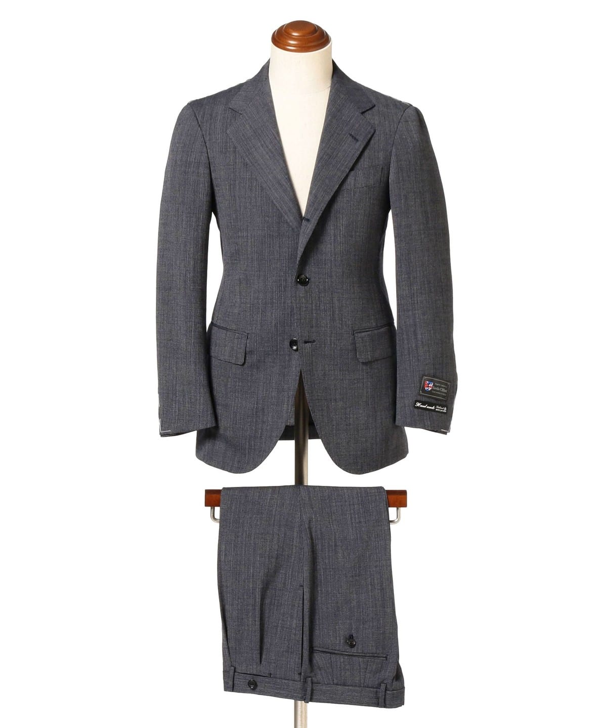 BEAMS F（ビームスF）Savile Clifford ピンチェック スーツ（スーツ