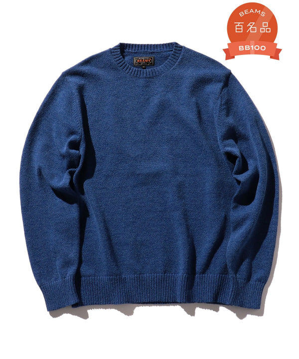 BEAMS PLUS（ビームス プラス）Crew LilyYarn 7G（トップス ニット