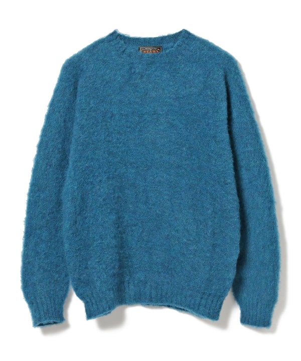 BEAMS PLUS Shetland Crew (BEAMS PLUS, Knitwear, Sweaters) for sale