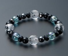 特選腕輪念珠 般若心経彫りブレス 屋久杉 16mm玉 | 滝田商店