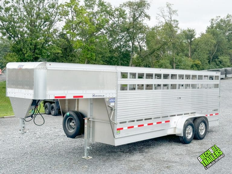 EBY Maverick 7ft X 20ft Gooseneck Livestock Trailer For Sale
