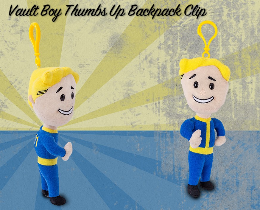 Fallout® 4: Vault Boy 111 Thumbs Up backpack clip | Gaming Heads